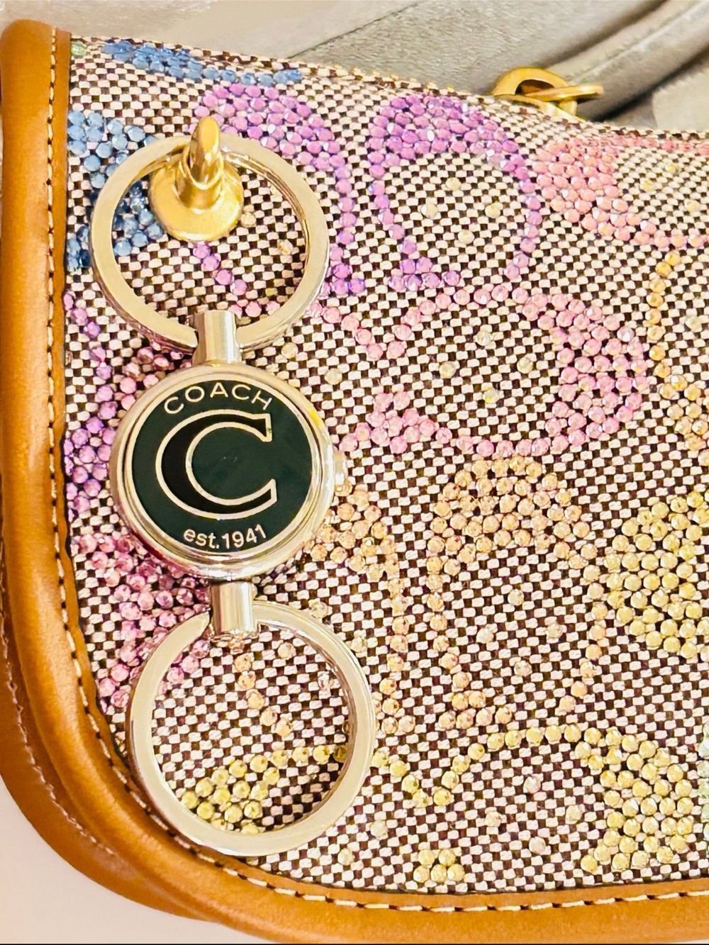 Coach 1941 Valet Keychain/ Bag Charm - Picture 9 of 11